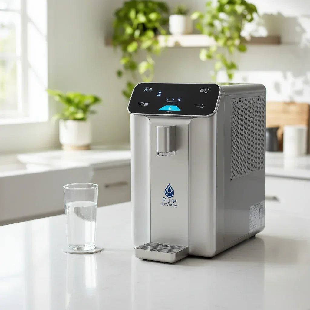 an atmospheric water generator on table
